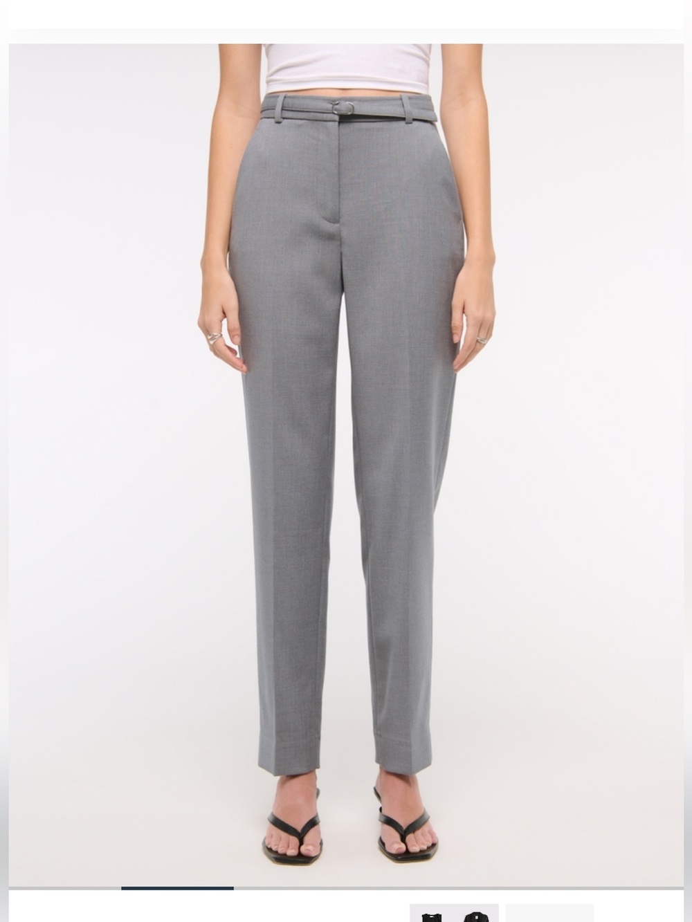 Classic Straight-Leg Women's Dress Pants - Gray